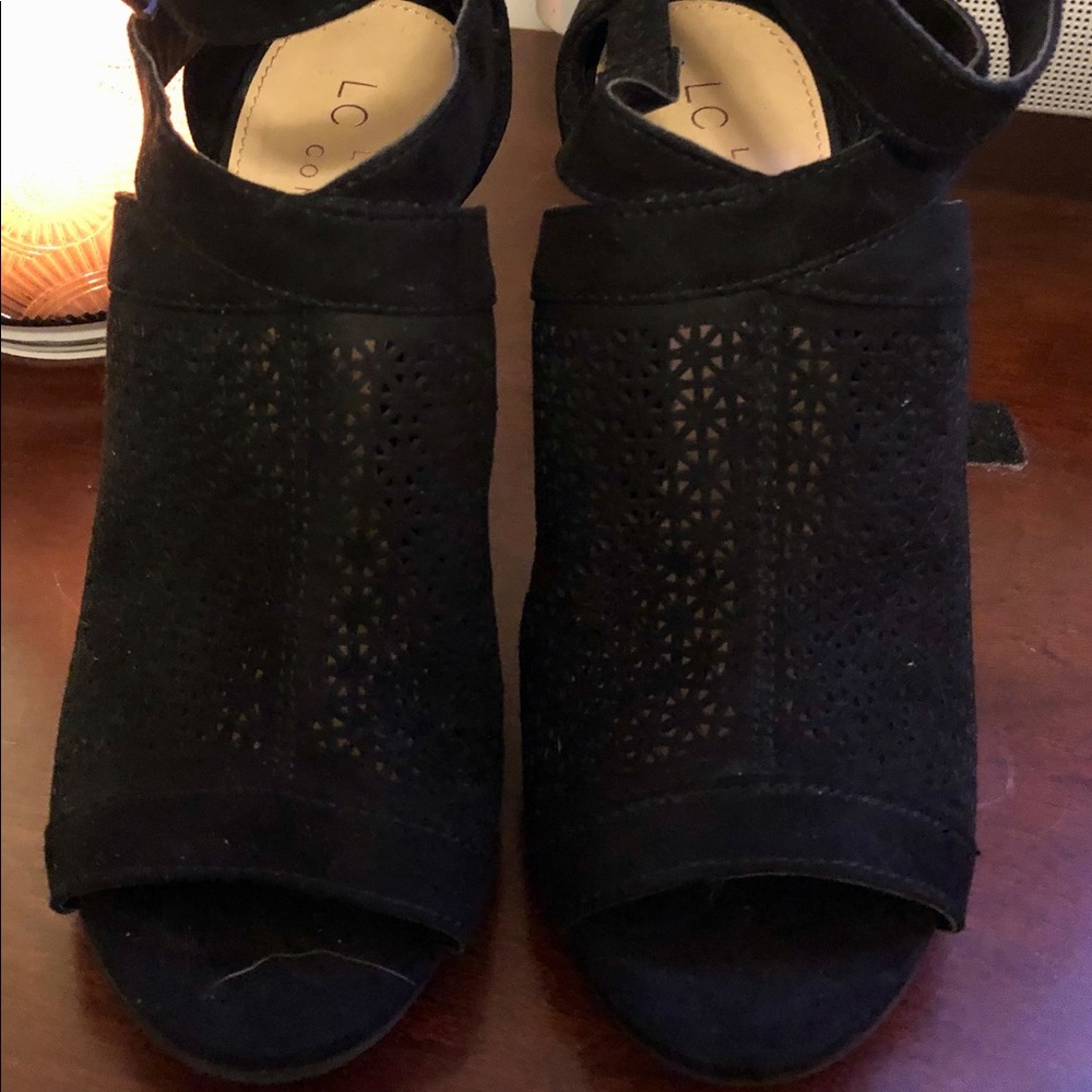 Open toe heel
